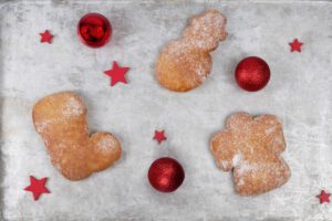Weihnachtsfiguren - Dinkel-Quark-Hefeteig