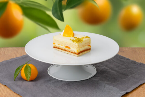 Orangen-Käsesahne Schnitte – Bild 3